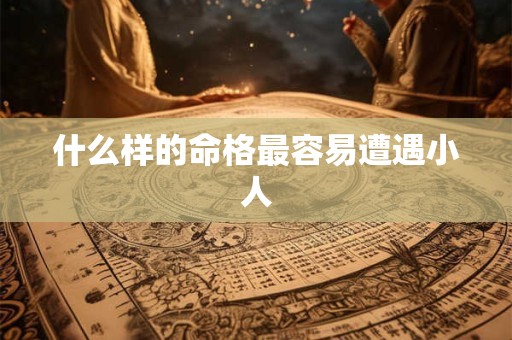 什么样的命格最容易遭遇小人