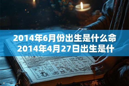 2014年6月份出生是什么命 2014年4月27日出生是什么命