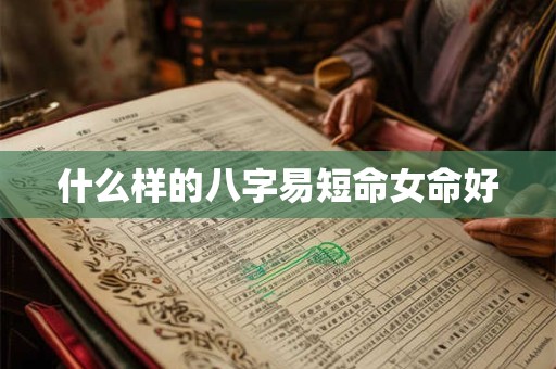 什么样的八字易短命女命好