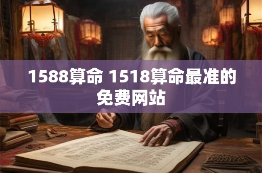 详细阅读:1588算命 1518算命最准的免费网站 1588算命 1518算命最准的免费网站
