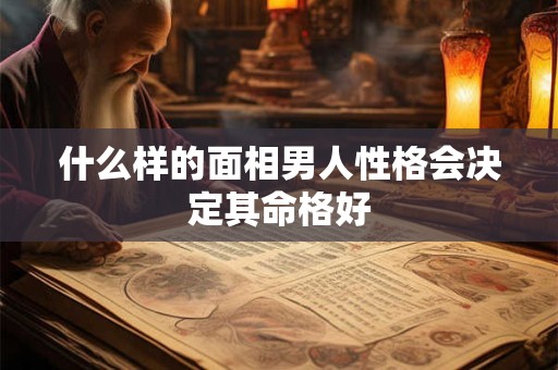 什么样的面相男人性格会决定其命格好