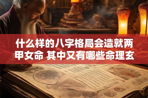 什么样的八字格局会造就两甲女命 其中又有哪些命理玄机