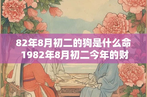 82年8月初二的狗是什么命 1982年8月初二今年的财运好吗