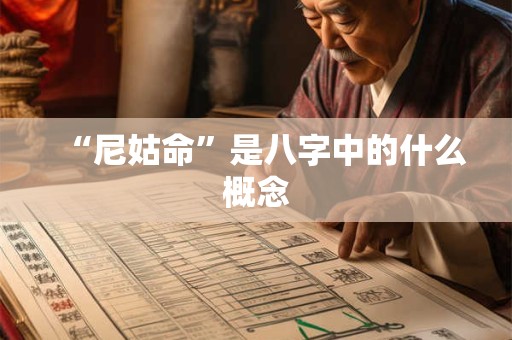 “尼姑命”是八字中的什么概念