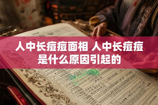 人中长痘痘面相 人中长痘痘是什么原因引起的