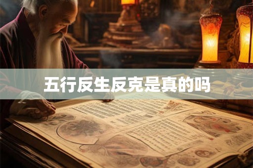 五行反生反克是真的吗