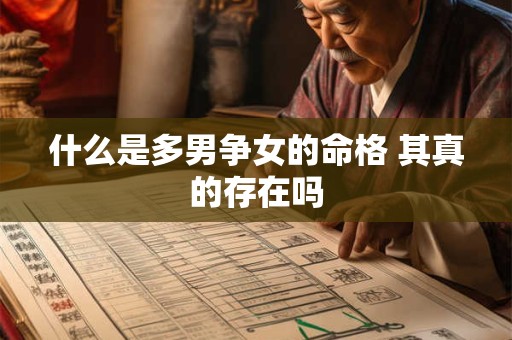 什么是多男争女的命格 其真的存在吗 什么是多男争女的命格 其真的存在吗