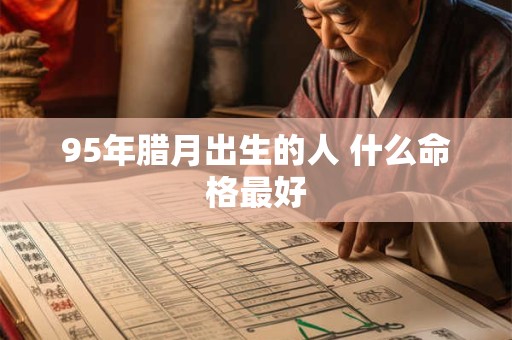 95年腊月出生的人 什么命格最好