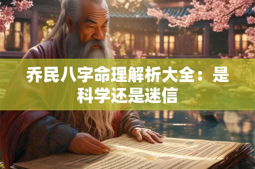 乔民八字命理解析大全：是科学还是迷信