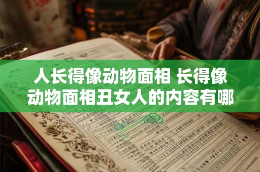 人长得像动物面相 长得像动物面相丑女人的内容有哪些 人长得像动物面相 长得像动物面相丑女人的内容有哪些