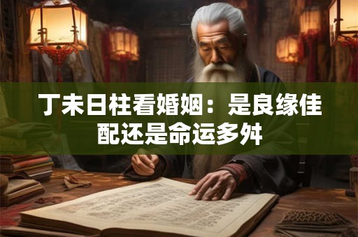丁未日柱看婚姻：是良缘佳配还是命运多舛