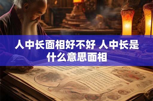 人中长面相好不好 人中长是什么意思面相