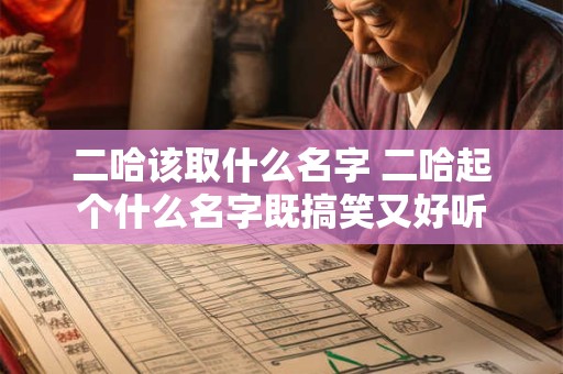 二哈该取什么名字 二哈起个什么名字既搞笑又好听 二哈该取什么名字 二哈起个什么名字既搞笑又好听