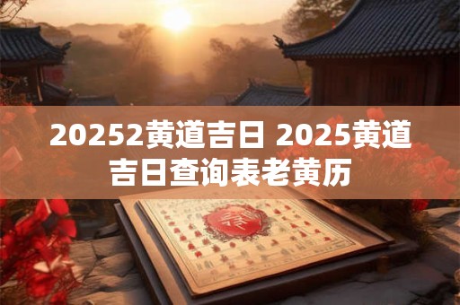 20252黄道吉日 2025黄道吉日查询表老黄历 20252黄道吉日 2025黄道吉日查询表老黄历
