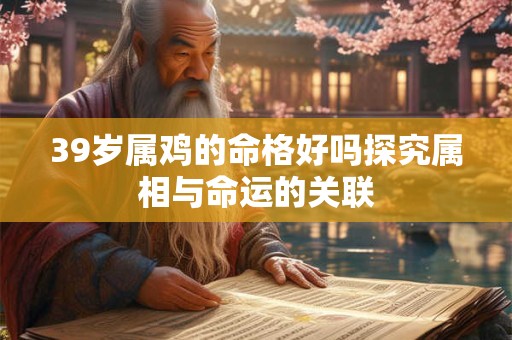 详细阅读:39岁属鸡的命格好吗探究属相与命运的关联 39岁属鸡的命格好吗探究属相与命运的关联