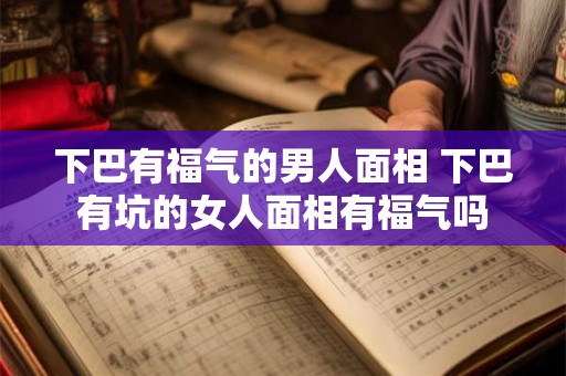 下巴有福气的男人面相 下巴有坑的女人面相有福气吗