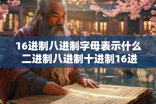 16进制八进制字母表示什么 二进制八进制十进制16进制字母表示