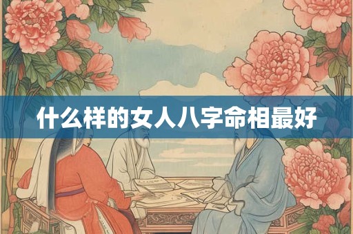 什么样的女人八字命相最好 什么样的女人八字命相最好