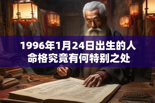 1996年1月24日出生的人 命格究竟有何特别之处