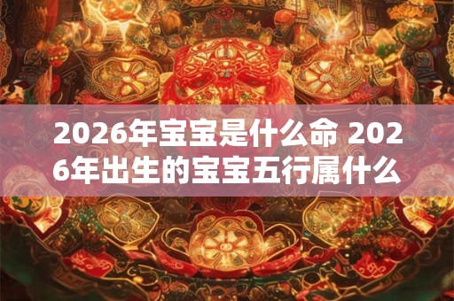 2026年宝宝是什么命 2026年出生的宝宝五行属什么命