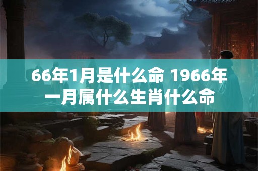 66年1月是什么命 1966年一月属什么生肖什么命
