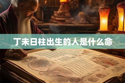 丁未日柱出生的人是什么命
