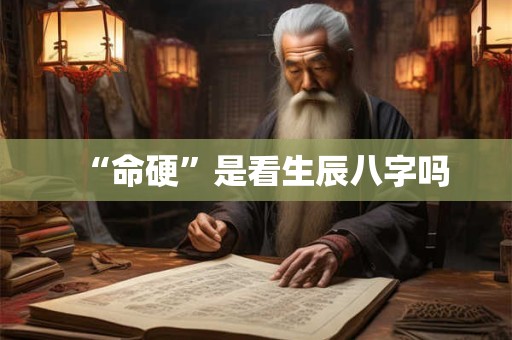 “命硬”是看生辰八字吗