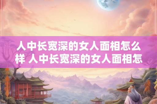人中长宽深的女人面相怎么样 人中长宽深的女人面相怎么样好看吗