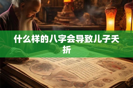 什么样的八字会导致儿子夭折