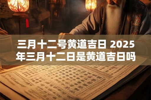 三月十二号黄道吉日 2026年三月十二日是黄道吉日吗 三月十二号黄道吉日 2026年三月十二日是黄道吉日吗