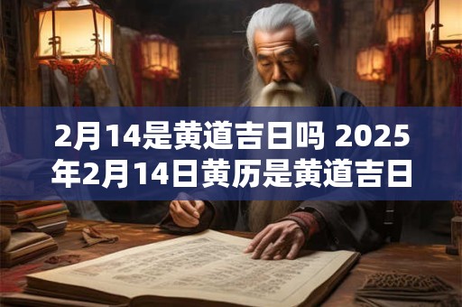 2月14是黄道吉日吗 2025年2月14日黄历是黄道吉日吗