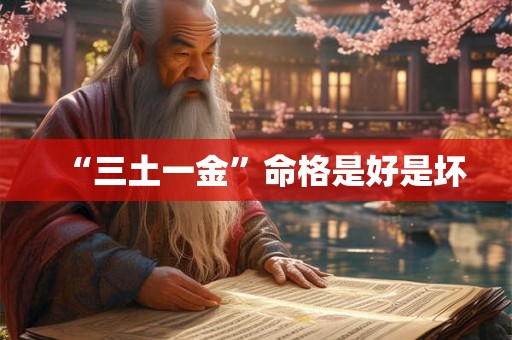 “三土一金”命格是好是坏