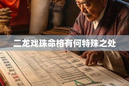 二龙戏珠命格有何特殊之处