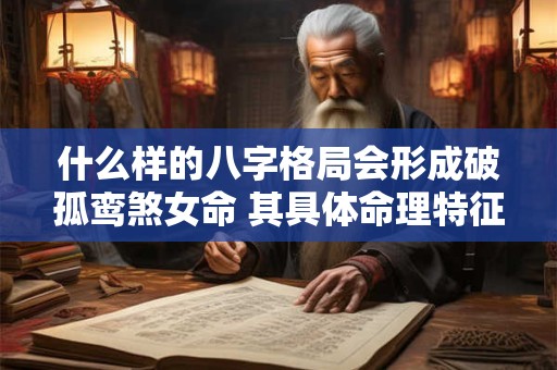 什么样的八字格局会形成破孤鸾煞女命 其具体命理特征和影响又是什么