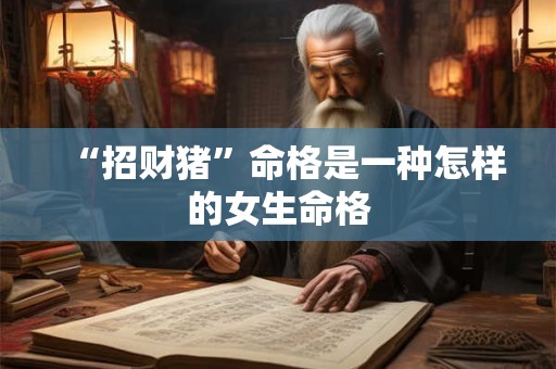 “招财猪”命格是一种怎样的女生命格