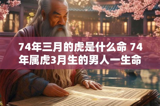 74年三月的虎是什么命 74年属虎3月生的男人一生命运 74年三月的虎是什么命 74年属虎3月生的男人一生命运