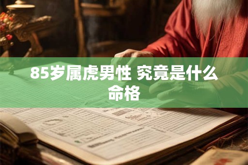 85岁属虎男性 究竟是什么命格