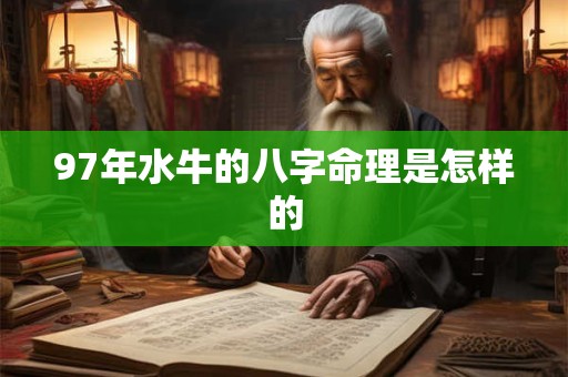 97年水牛的八字命理是怎样的