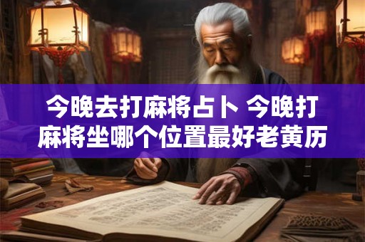 今晚去打麻将占卜 今晚打麻将坐哪个位置最好老黄历