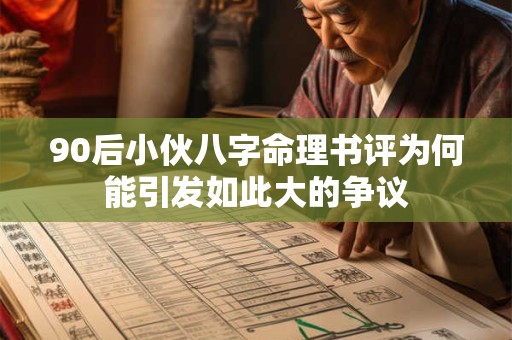 90后小伙八字命理书评为何能引发如此大的争议