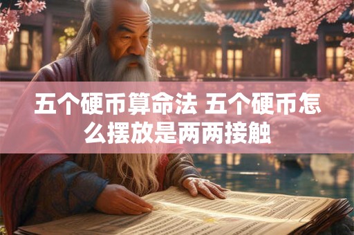 详细阅读:五个硬币算命法 五个硬币怎么摆放是两两接触 五个硬币算命法 五个硬币怎么摆放是两两接触