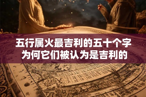 五行属火最吉利的五十个字 为何它们被认为是吉利的