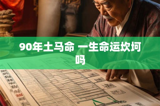 90年土马命 一生命运坎坷吗