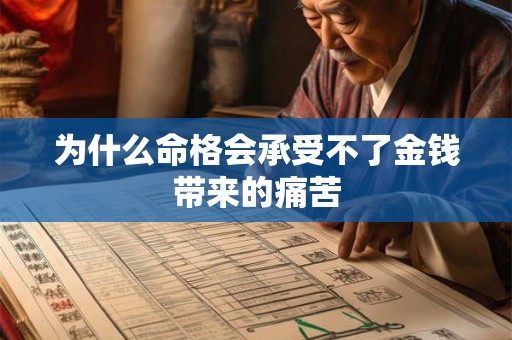 为什么命格会承受不了金钱带来的痛苦