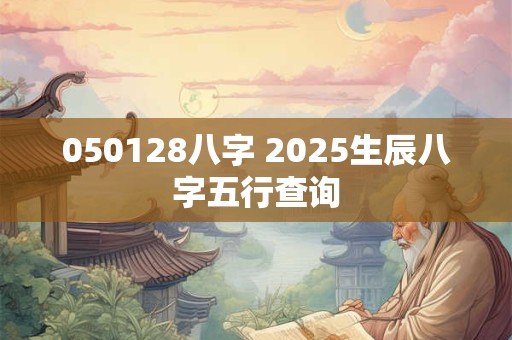 050128八字 2025生辰八字五行查询