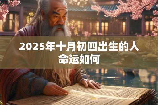 2025年十月初四出生的人命运如何