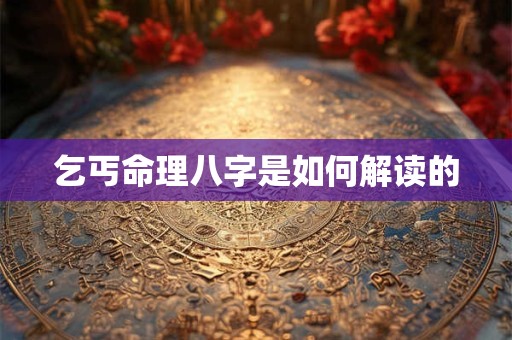 乞丐命理八字是如何解读的