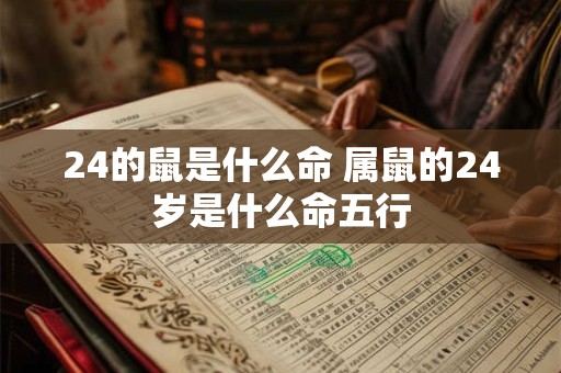24的鼠是什么命 属鼠的24岁是什么命五行