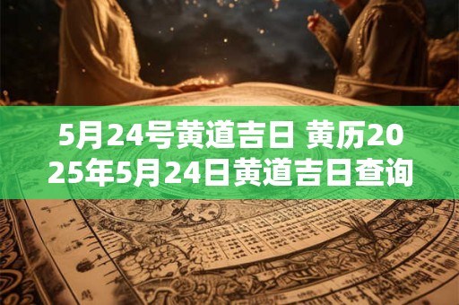 5月24号黄道吉日 黄历2025年5月24日黄道吉日查询