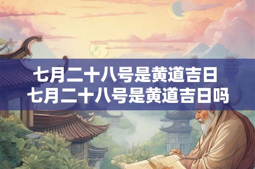 七月二十八号是黄道吉日 七月二十八号是黄道吉日吗 冲煞冲蛇是啥意思